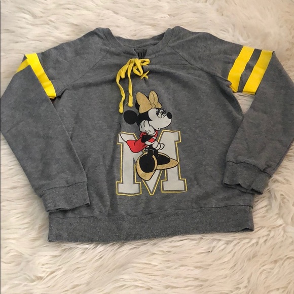 Disney Minnie Mouse size Large girls sweater top - Picture 1 of 3